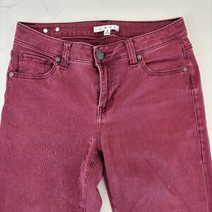 CABI Jeans Red/Pink 2 Studded Signature Back